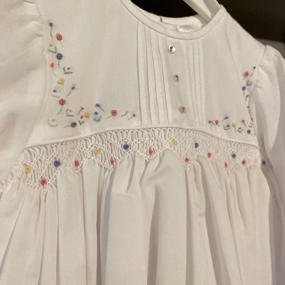 Comfortable Floral Baptismal/Christening Dress - Picture 6 of 6